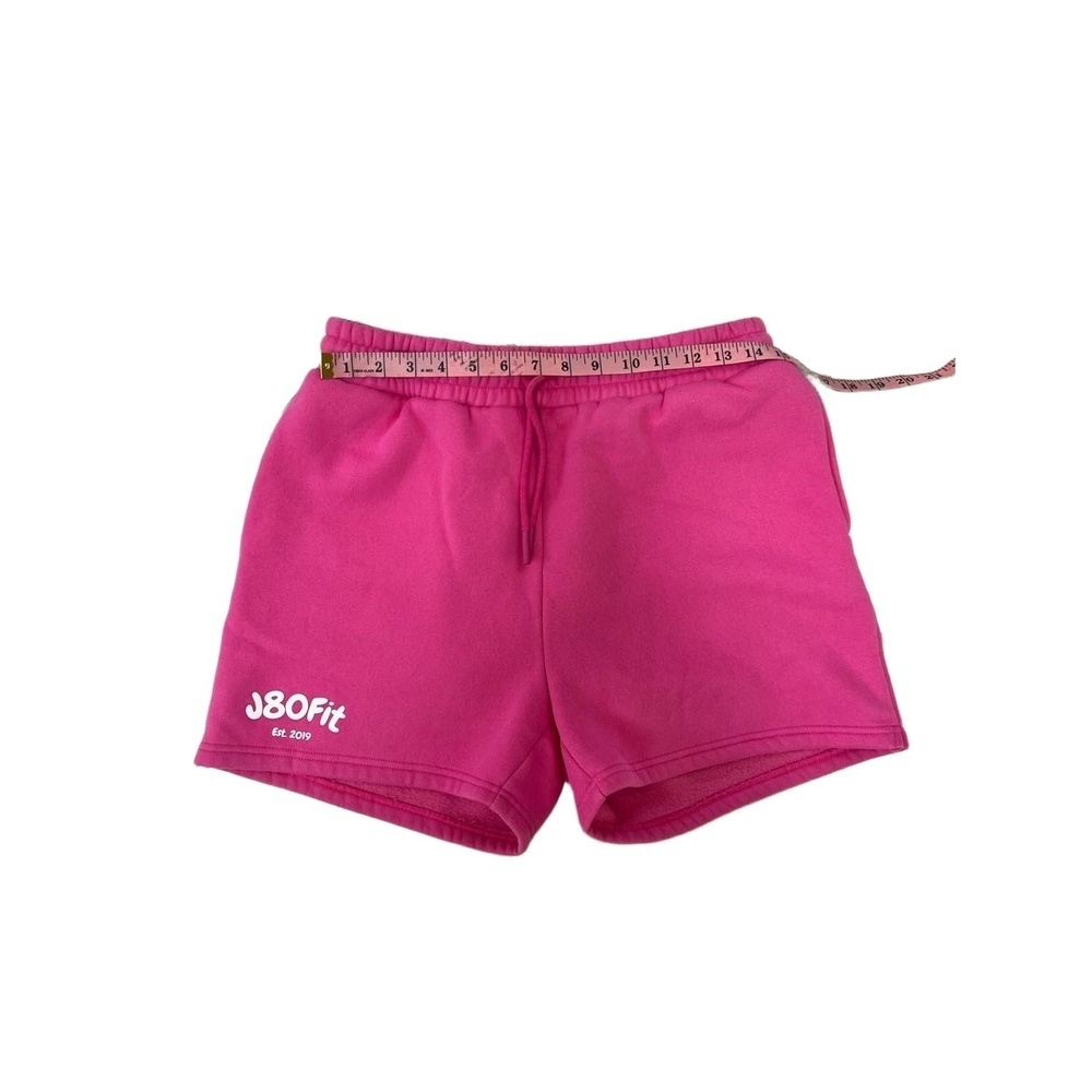 J180Fit Womens XXL Hot Pink Booty Shorts Elastic Waistband Pockets - Picture 4 of 7